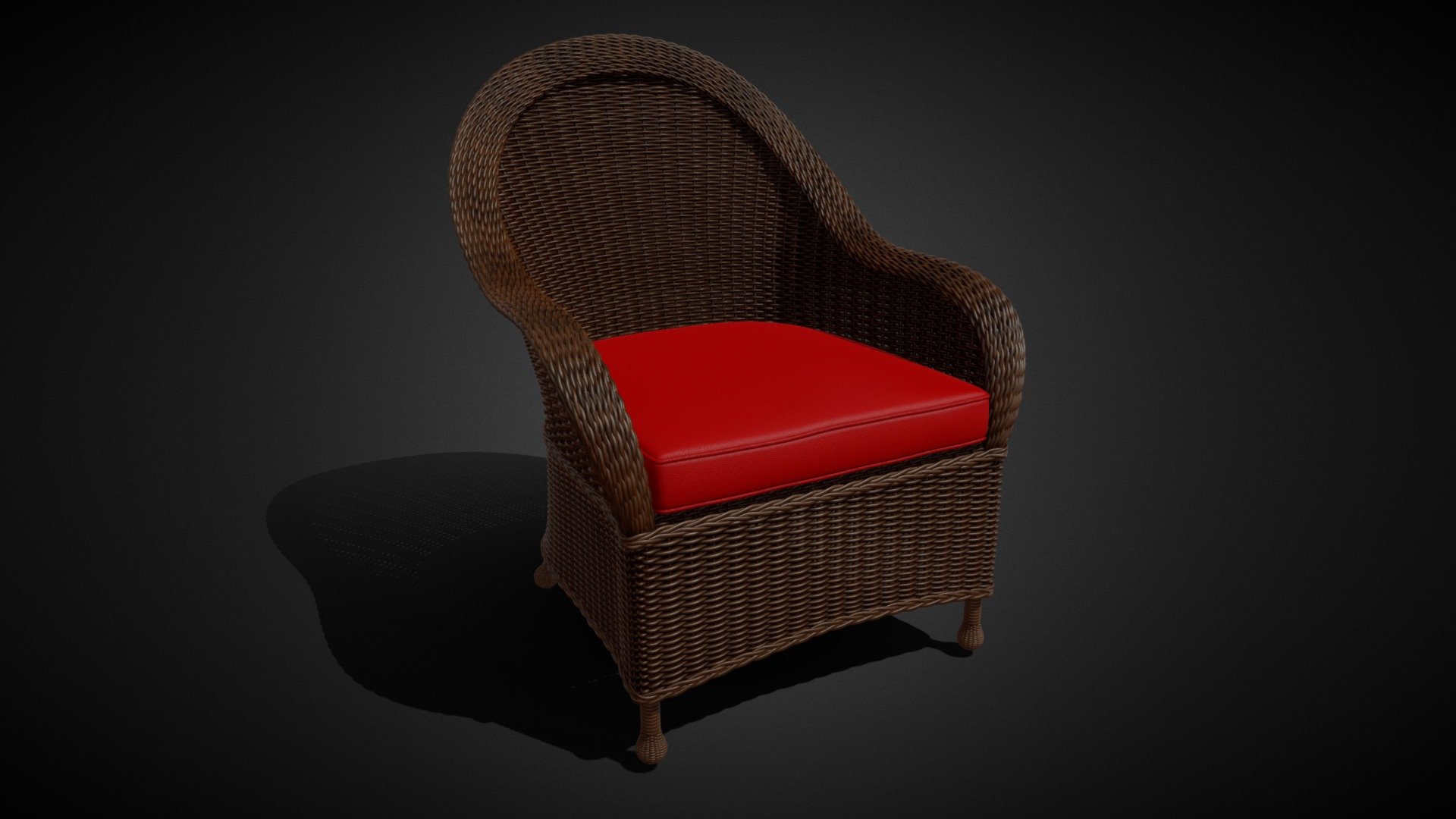 Patio Dining Chair with Cushion