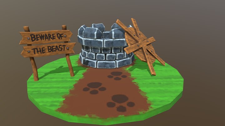 Prison Well 3D Model