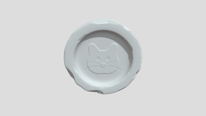 Coin no texture 3D Model
