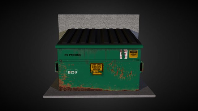 Dumpster 3D Model
