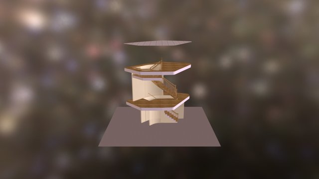 Kasnet Main stair 10-6-15_2Stair 3D Model