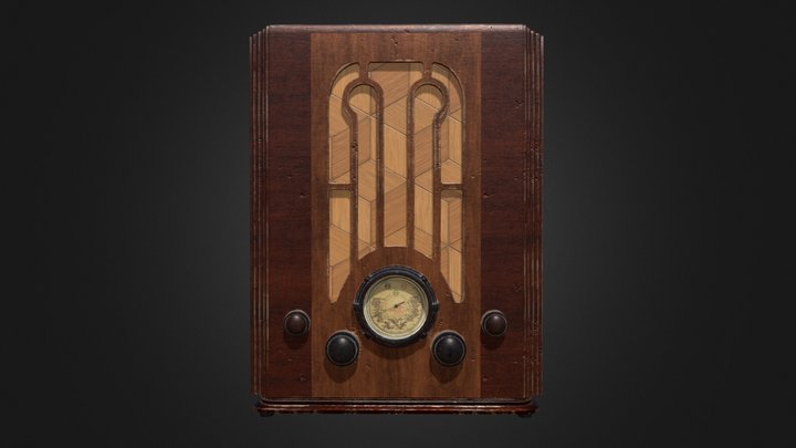 30's Radio 3D Model