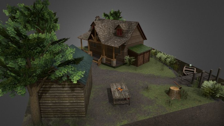 3D1 diorama 3D Model
