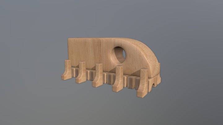 Sub Stop Blocks 3D Model
