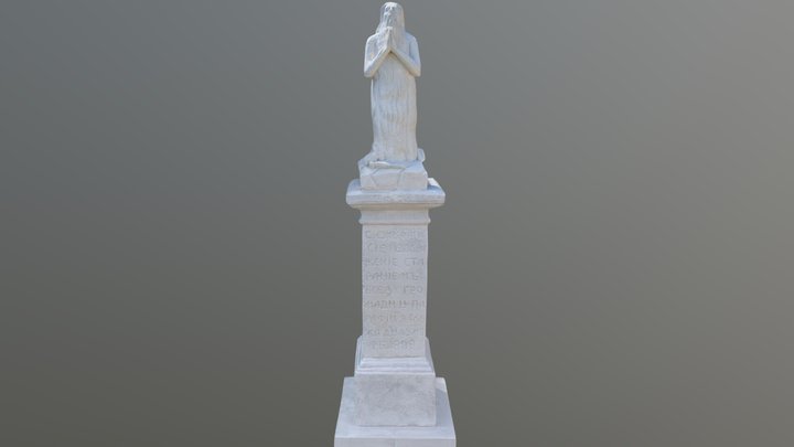 Saint Onuphrius sculpture 3D Model