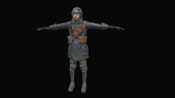 Fallout squire model 3D Model