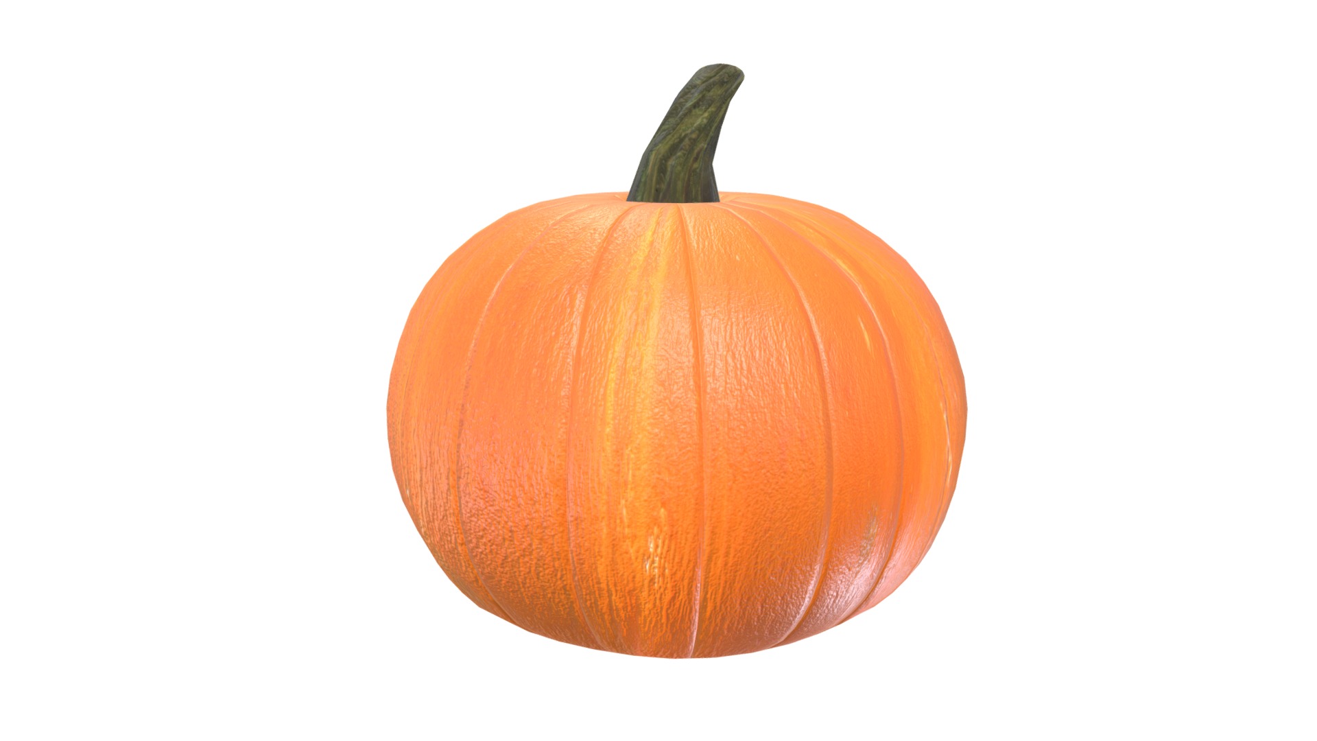 3D model Pumpkin - This is a 3D model of the Pumpkin. The 3D model is about a pumpkin with a stem.