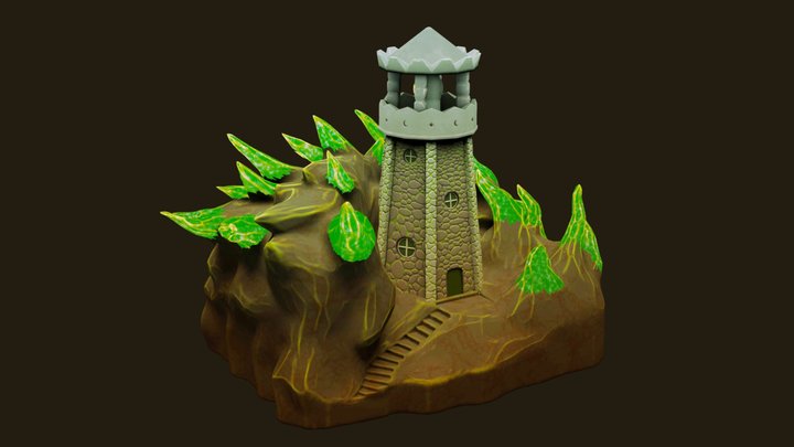 Weekly Challenge (13) Lighthouse 3D Model
