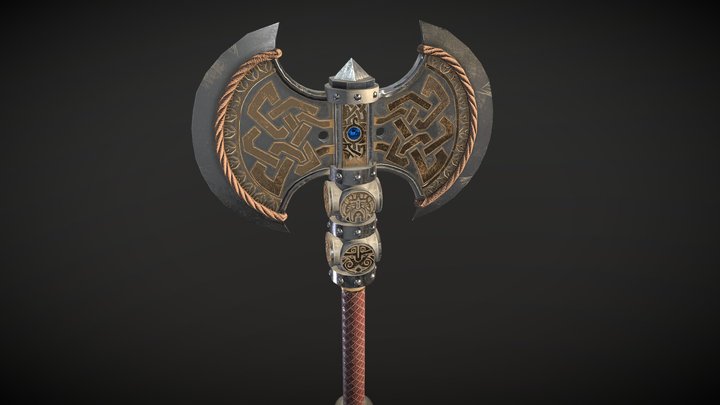 Dwarf Axe 3D Model