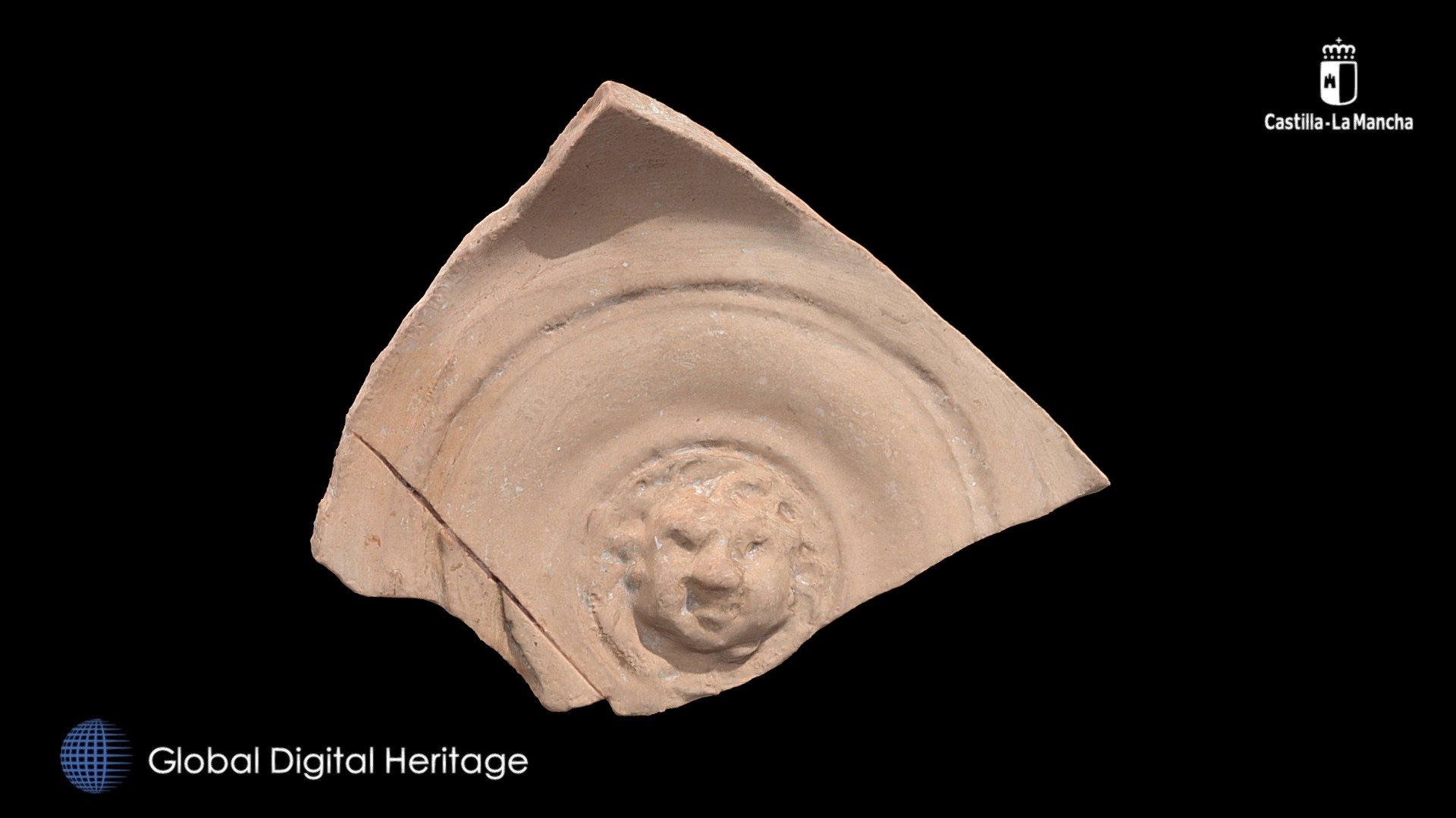 Attic Vase Fragment, Castilla-La Mancha, Spain