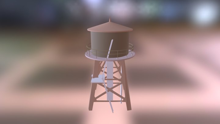 WATER TOWER 3D Model