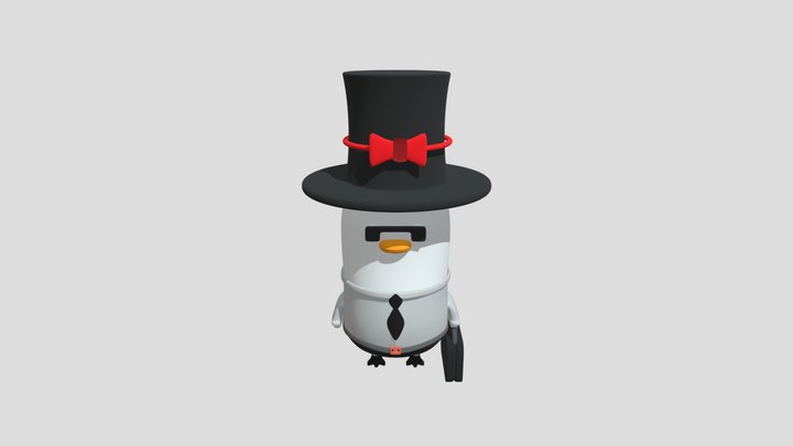 Fashionable Goose 3D Model