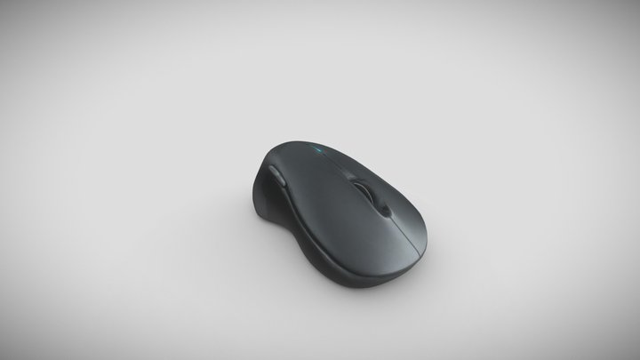 Wireless Mouse 3D Model