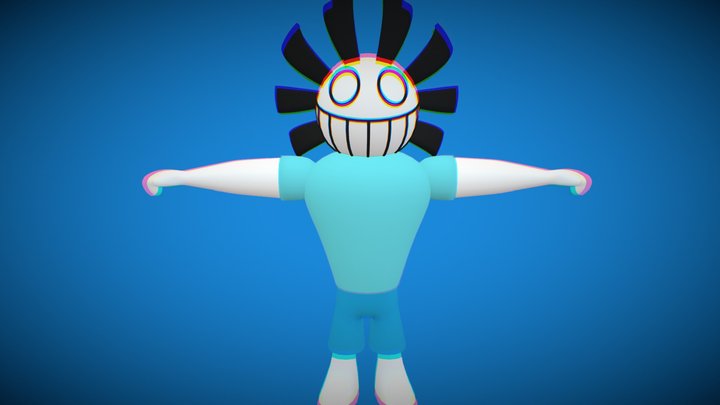 Twinsomnia Boy FNF 3D Model