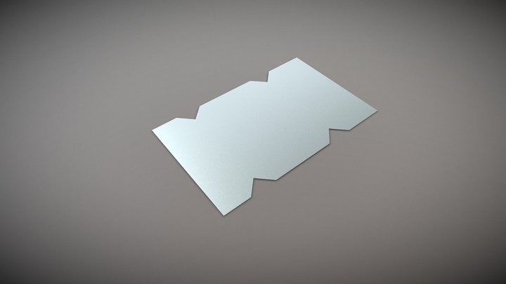 Magazijnbakje | 4 hoeken uitgeknipt – Free 3D Model STL