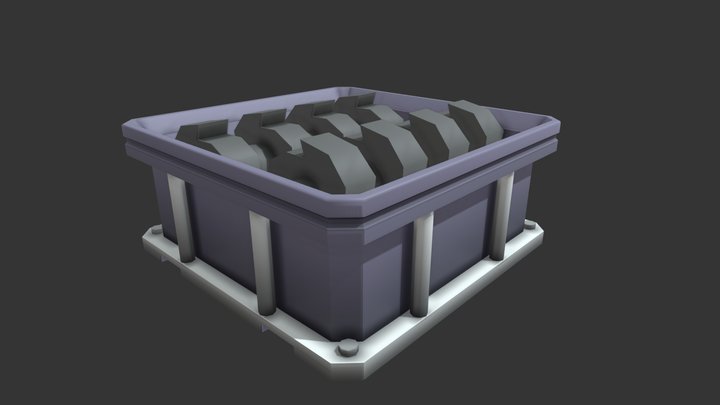 Crusher Machine 3D Model