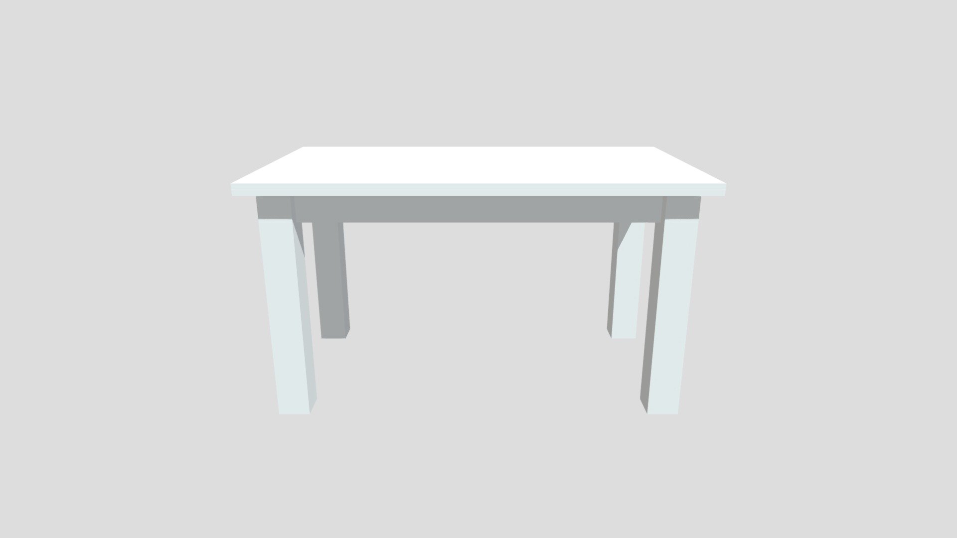 3d table clipart black