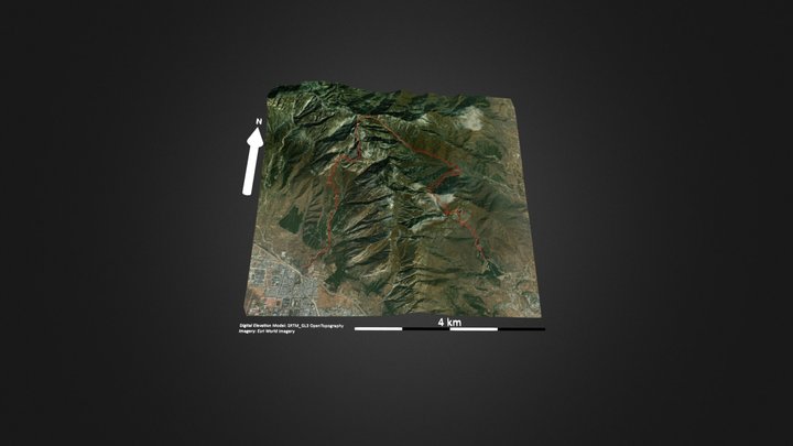 嵩山（嵩阳书院-卢崖瀑布） – Free 3D Model STL