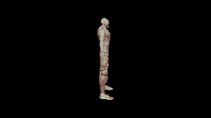 Cyber Mercenary 3D Model