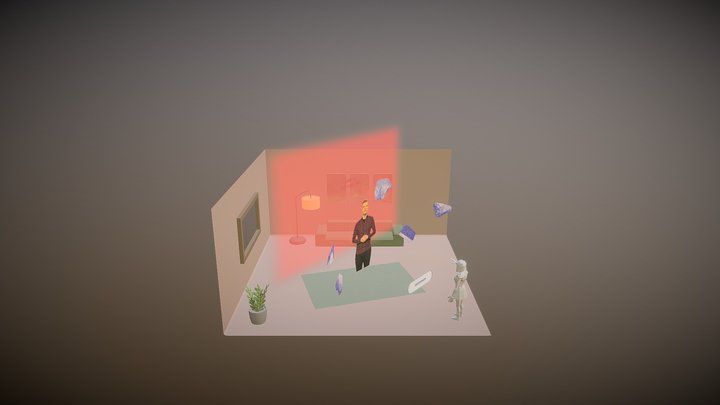 Menu Mockup 2 3D Model