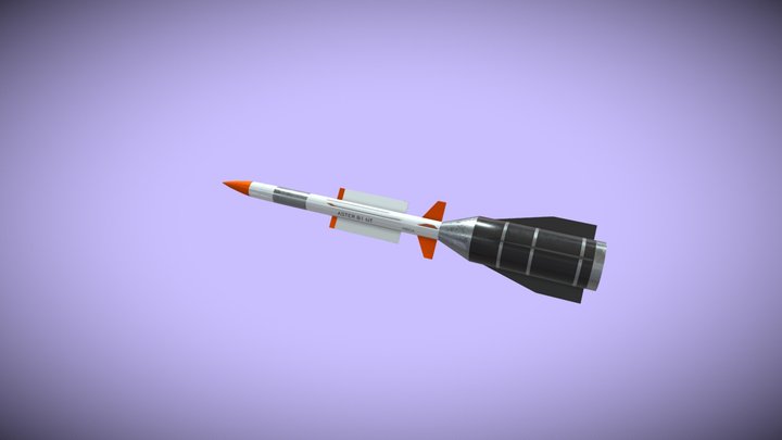 Aster 15 Missile 3D Model