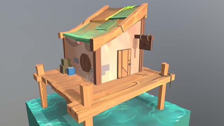 MOBA Fishing Pier 3D Model