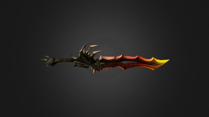 Knight sword 3D Model