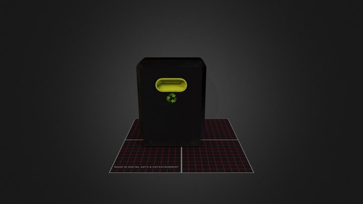 London Modern Bin 3D Model