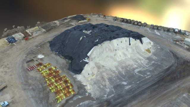 Salt Pile in Chicago, Il 3D Model