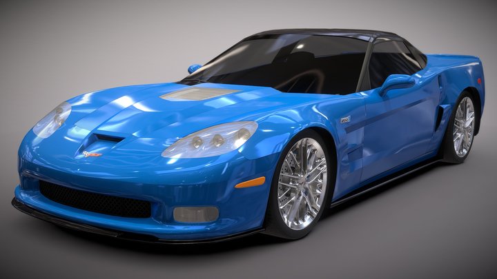 Chevrolet Corvette C6 ZR1 3D Model