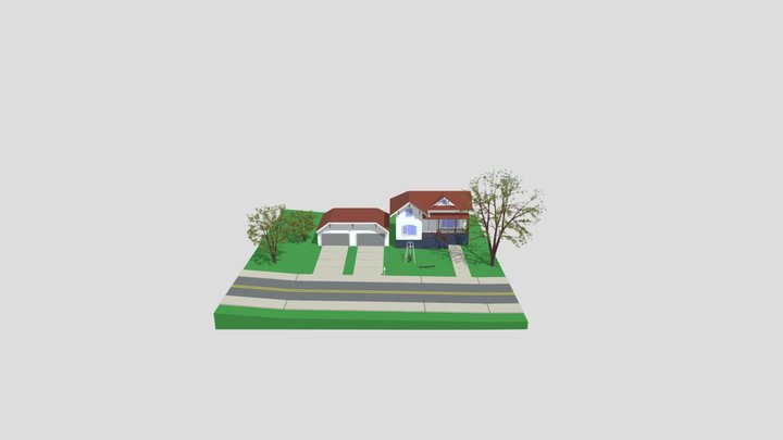 [DP] HomeWork№4 Family House 3D Model