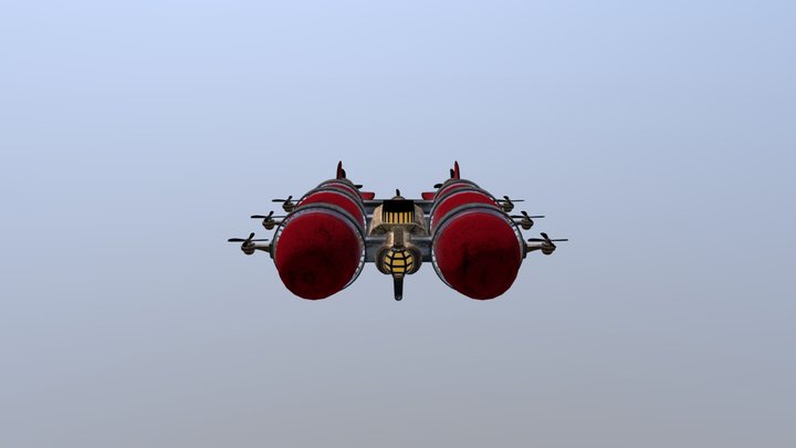 Enemy Zeppelin 3D Model