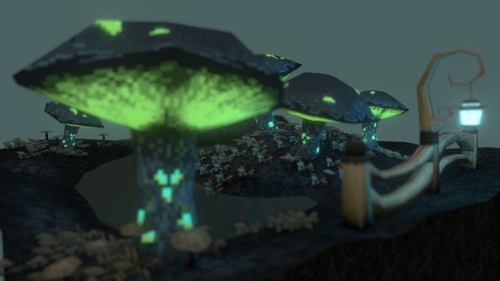 Ghostlands - World of Warcraft Diorama 3D Model