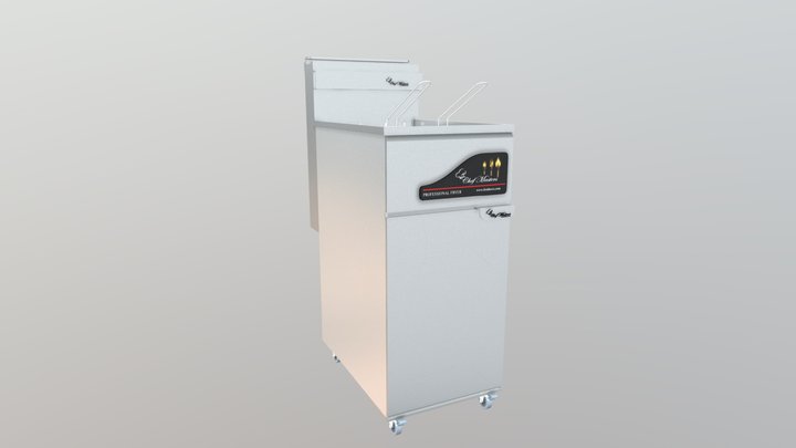 FREIDOR INDUSTRIAL DE ALTO RENDIMIENTO 3D Model