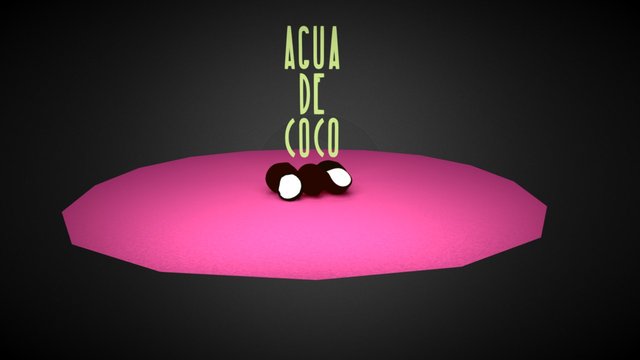 Agua de Coco 3D Model