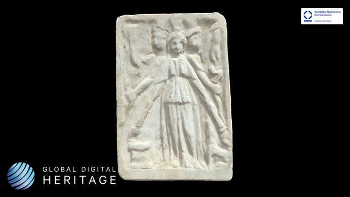 Sculptural relief, site of Tomis, Romania