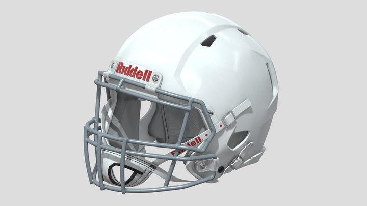 NFL Riddell Speed Helmet With Padding 3D Printable Model 