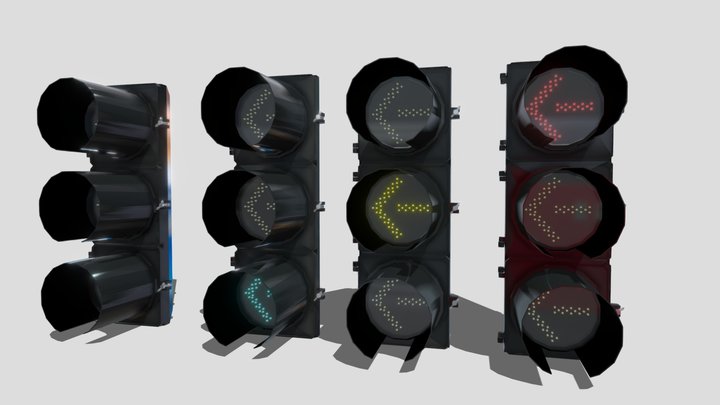 McCain Clear 8-inch left turn signals