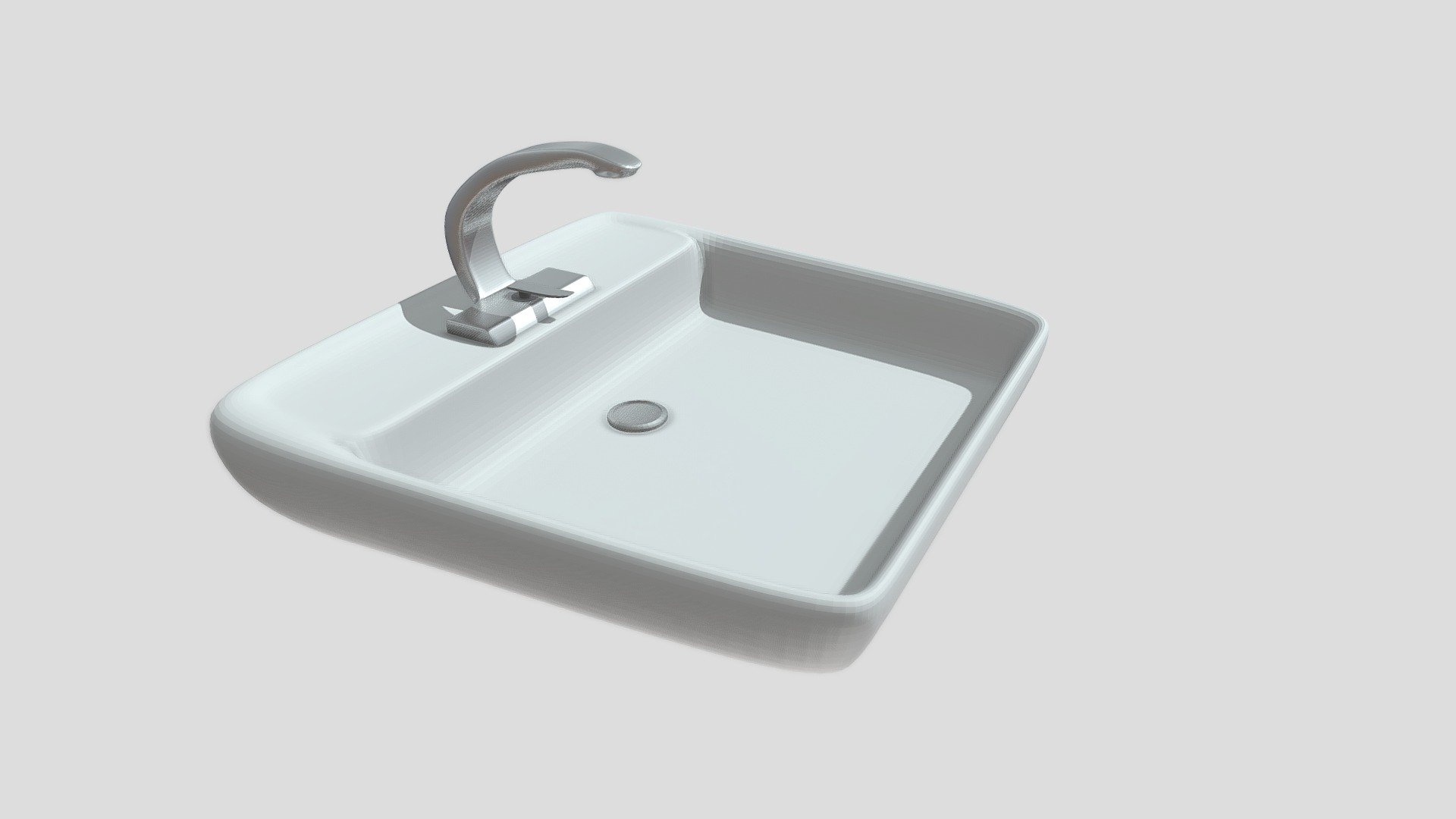 Sink faucet — Sketchfab embed 3D viewer