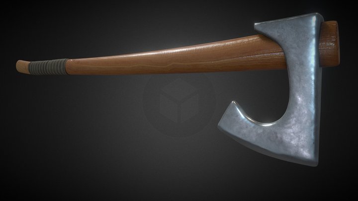 Viking Speed Axe 3D Model - PBR Ready 3D Model