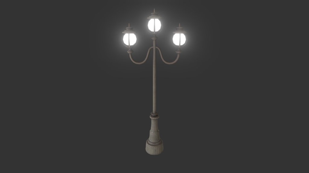 Lamp Post Triple UV