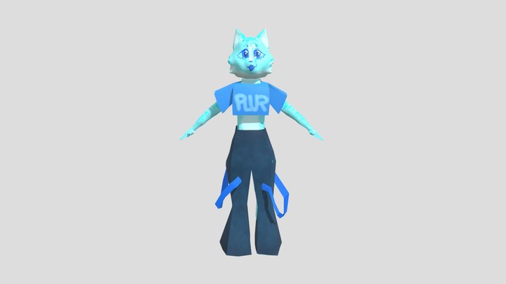 Bryidae with Clothes 3D Model