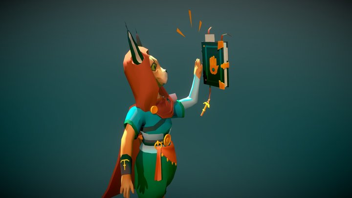 Caracal Mage #GradientChallenge 3D Model