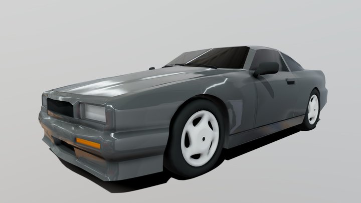 Aston Martin Virage 1989 3D Model