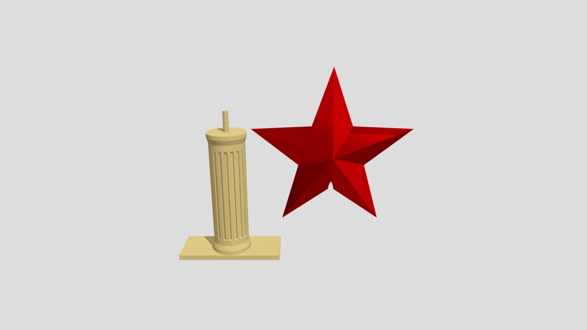 Small Star Statue