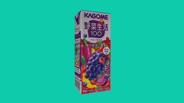 Yasai Seikatsu 100 Berry Salad juice 3D Model