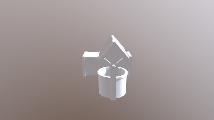 Well And Box 3D Model
