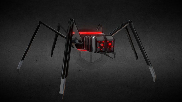 black widow spider robot 3D Model