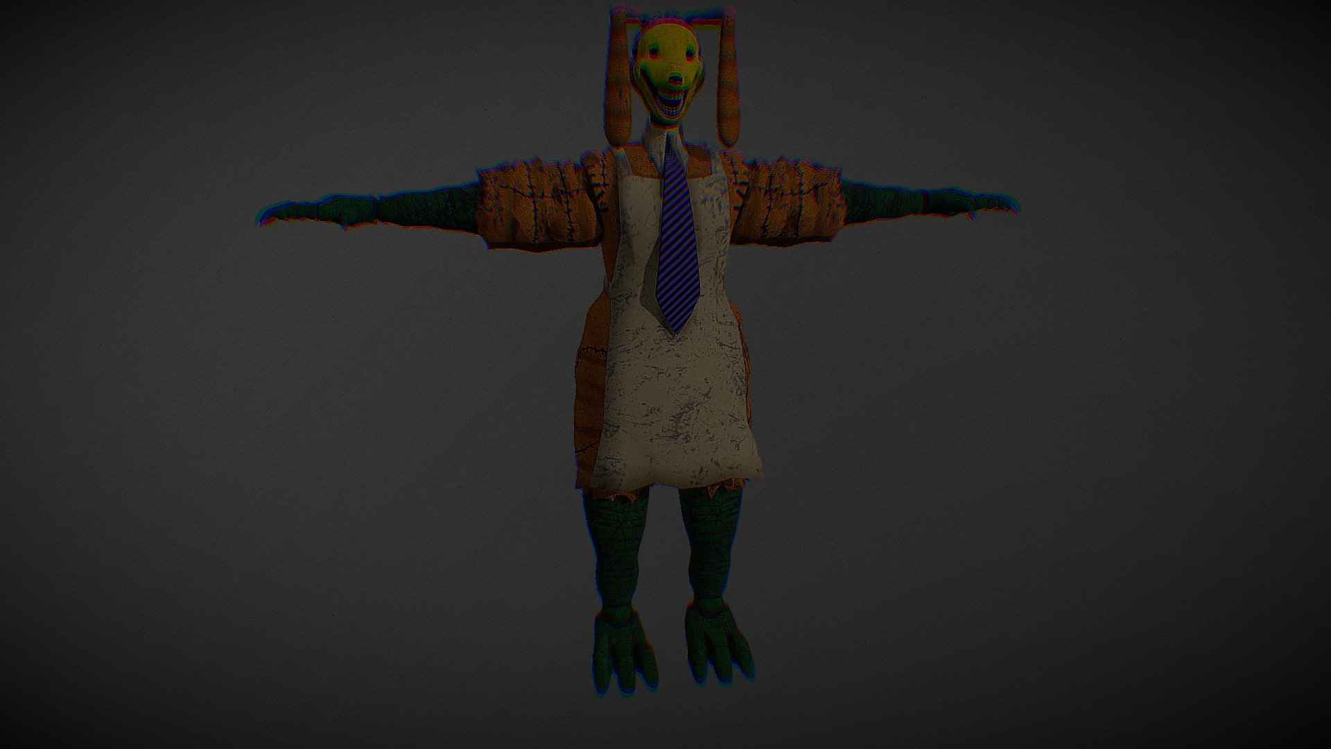 Pumpkin Rabbit - Download Free 3D model by PotBin [c22e705] - Sketchfab
