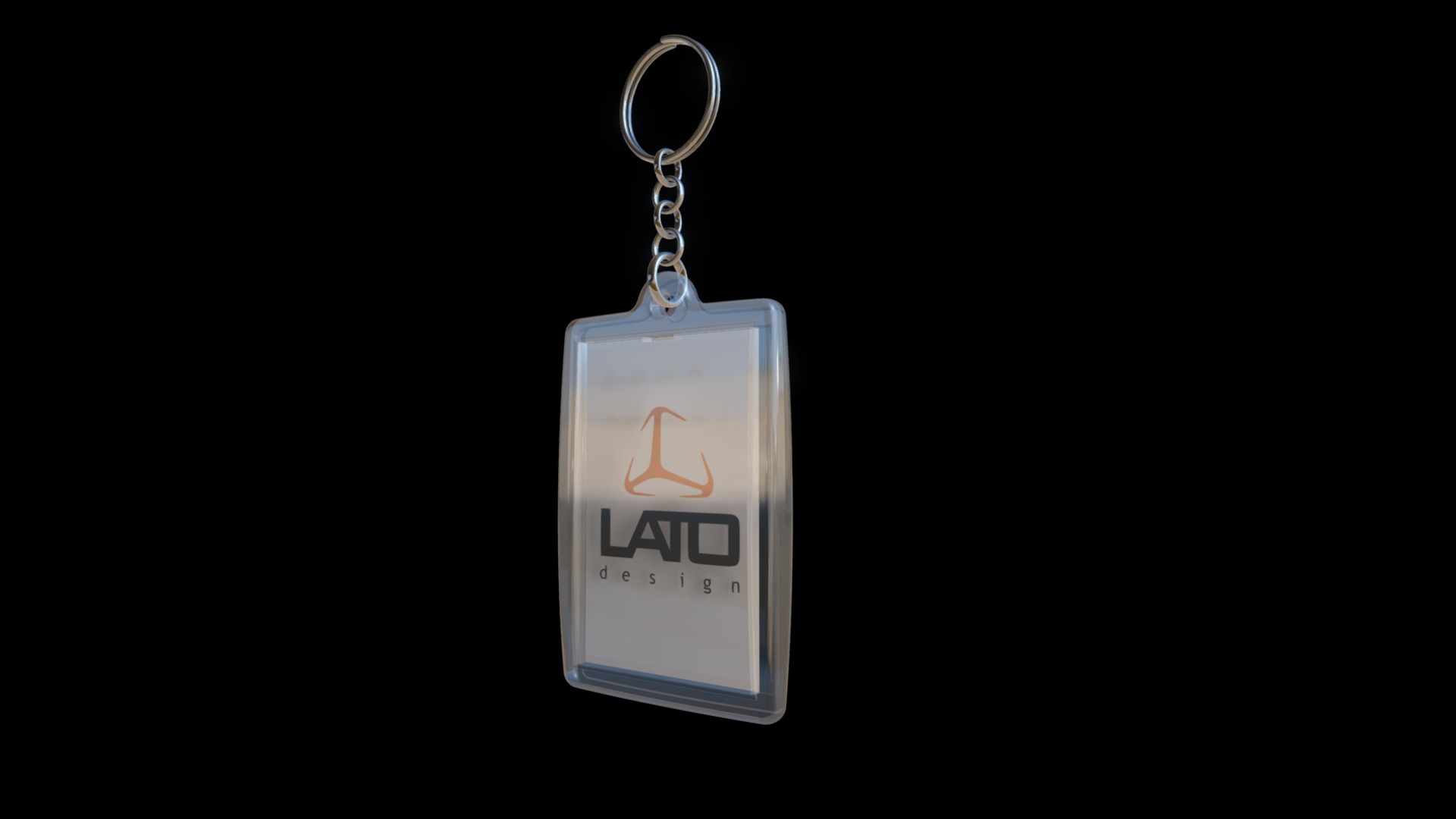 3D model Llavero - This is a 3D model of the Llavero. The 3D model is about a key chain with a heart on it.